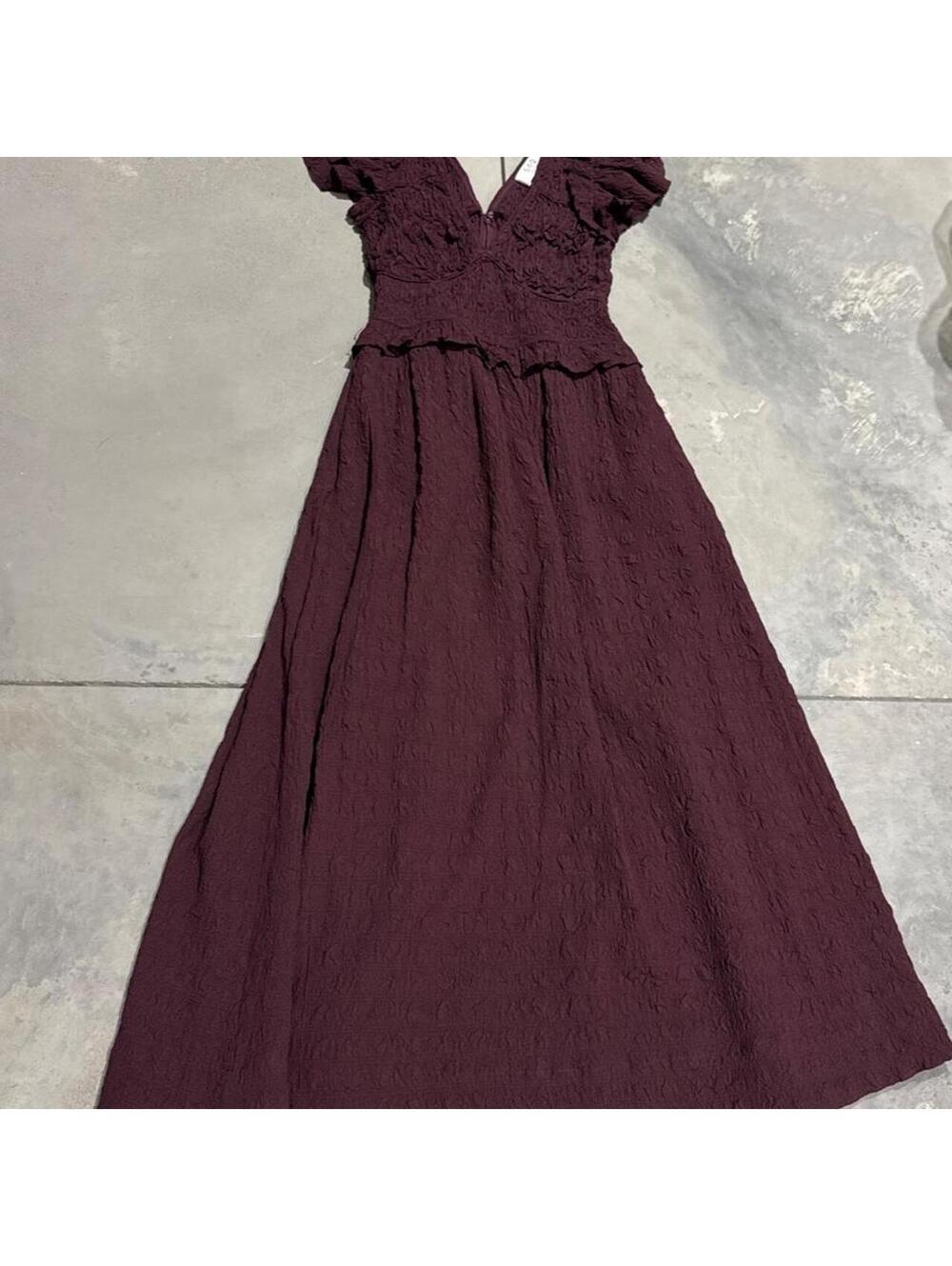 Sea New York Women's Burgundy Dress